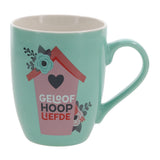 Geloof Hoop Liefde Afrikaans Ceramic Mug