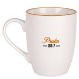 The Lord Is My Strength and My Shield Ceramic Mug