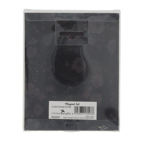 Serenity Prayer Four-Piece Glass Magnetic Set