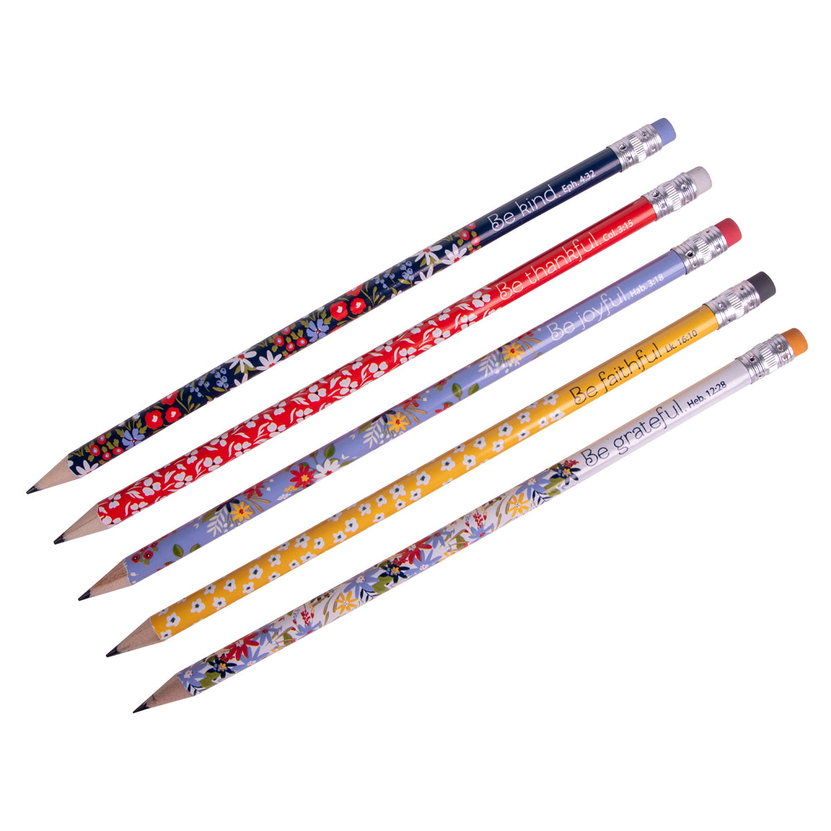 Floral Vector Tub of 50 Pencils