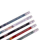 Abstract Watercolor Tub of 50 Pencils