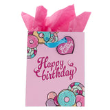Rejoice in the Lord Always - Happy Birthday Medium Gift Bag with Gift Tag