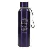 Under His Wings You Will Find Refuge Purple Stainless Steel Water Bottle