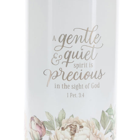 A Gentle and Quiet Spirit Is Precious in the Sight of God Stainless Steel Water Bottle