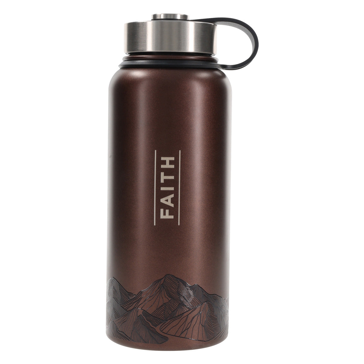 Faith Mountains Stainless Steel Water Bottle