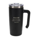 Man of God Black Stainless Steel Travel Mug with Handle