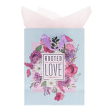 Rooted and Established in Love Medium Gift Bag with Gift Tag