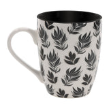 She Is Clothed with Strength and Dignity Ceramic Mug with Black Interior
