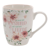 Sy Praat met Wysheid en Gee Raad met Liefde Afrikaans Ceramic Mug