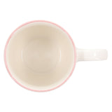 For I Know the Plans Ceramic Mug with a Pink Rim