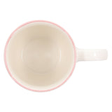 For I Know the Plans Ceramic Mug with a Pink Rim