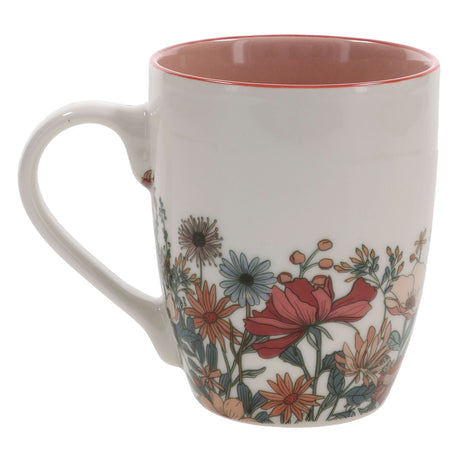 Be Kind Always Ceramic Mug with Pink Interior