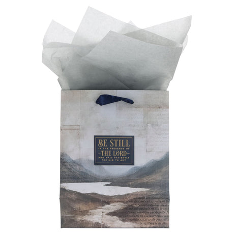 Be Still Medium Gift Bag with Gift Tag