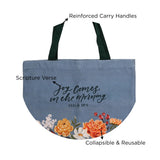 Joy Comes in the Morning Canvas Tote Bag