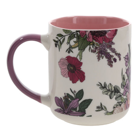Beauty Blossoms from Within Ceramic Mug