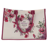 Beauty Blossoms from Within Canvas Tote Bag