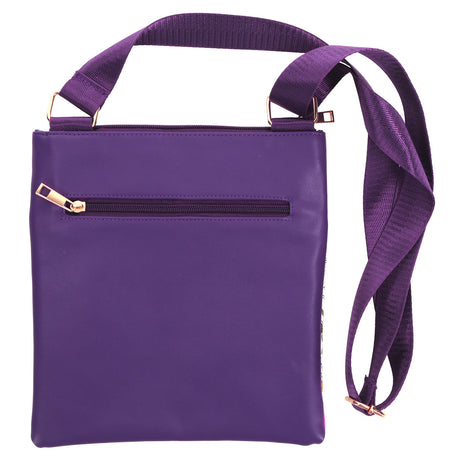 Bloom in His Grace Faux Leather Sling Bag