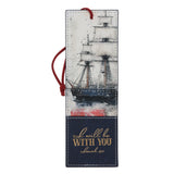 I Will Be with You Faux Leather Bookmark