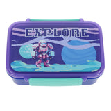 Explore Blue Plastic Lunch Box