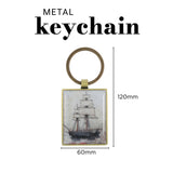 We Have This Hope as an Anchor for the Soul Epoxy Metal Keychain