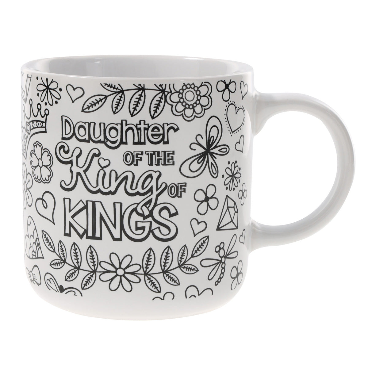 Daughter of the King of Kings Ceramic Coloring Mug