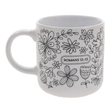 Be Joyful in Hope Ceramic Coloring Mug