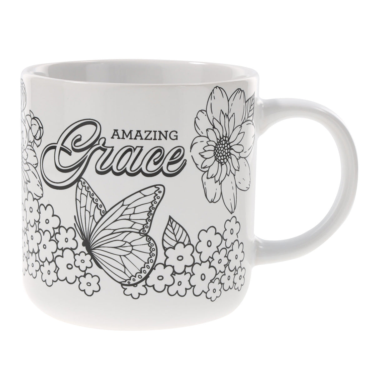 Amazing Grace Ceramic Coloring Mug