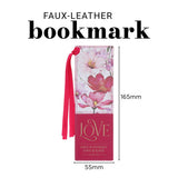 Love Is Patient, Love Is Kind Faux Leather Bookmark