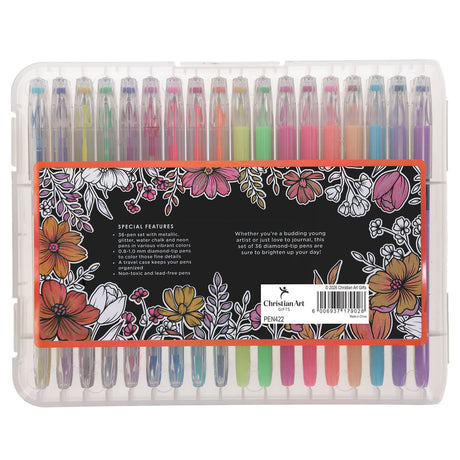 Veritas Thirty-Six-Piece Coloring Pen Set