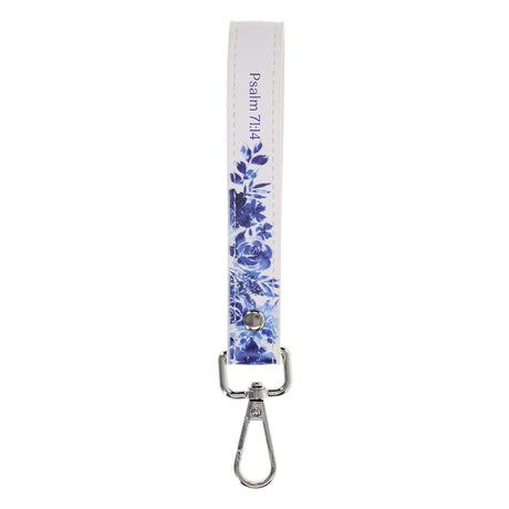 I Will Always Have Hope Faux Leather Wristlet Keychain