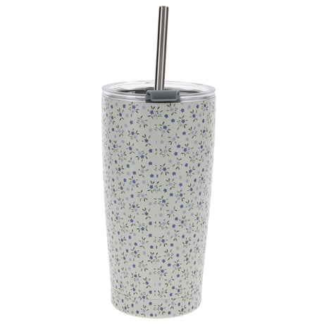 Loof die Here Want Hy Is Goed Afrikaans Stainless Steel Travel Mug with Straw