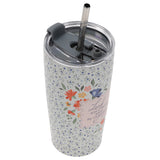 Loof die Here Want Hy Is Goed Afrikaans Stainless Steel Travel Mug with Straw