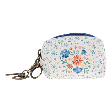 Loof die Here Want Hy Is Goed Afrikaans Key Ring with Faux Leather Pouch