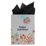 Happy Birthday Medium Gift Bag with Gift Tag