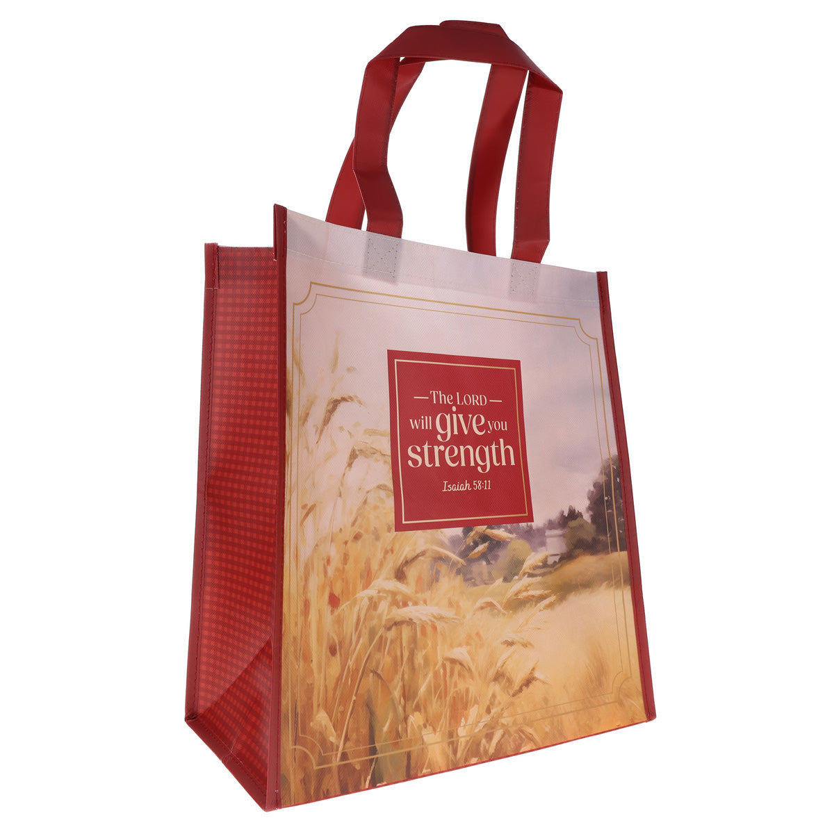 The Lord Will Give You Strength Non-Woven Tote Bag