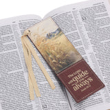 The Lord Will Guide You Always Faux Leather Bookmark