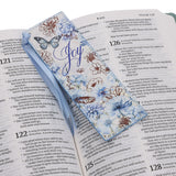 Joy Faux Leather Bookmark