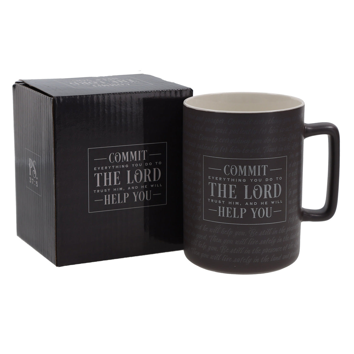 Commit Everything You Do to the Lord Trust Him, and He Will Help You Ceramic Mug
