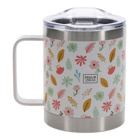 I Am Fearfully and Wonderfully Made Stainless Steel Camp Style Travel Mug