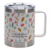 I Am Fearfully and Wonderfully Made Stainless Steel Camp Style Travel Mug