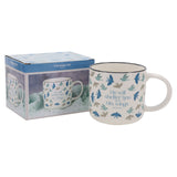 He Will Shelter You with His Wings Ceramic Mug