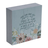For God Has Not Given Us a Spirit of Fear; but of Power and of Love MDF Decor Block