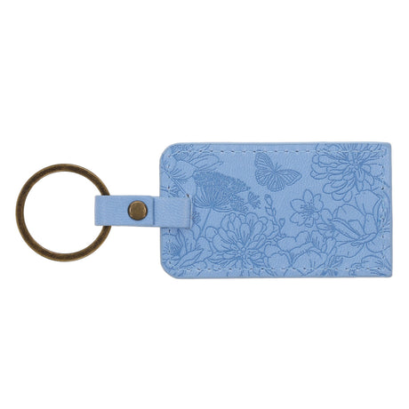 Hope Faux Leather Keychain