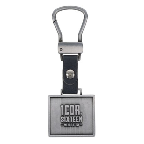 Be Courageous, Be Strong Metal Keychain