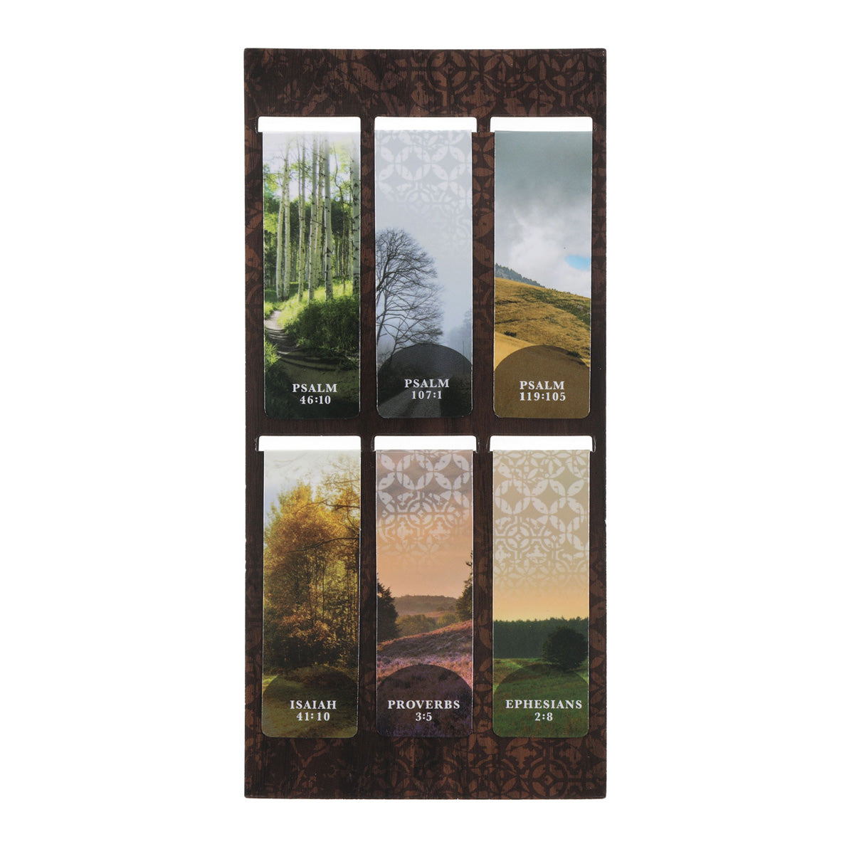 Scenic Inspirational Six-Piece Magnetic Bookmark Set