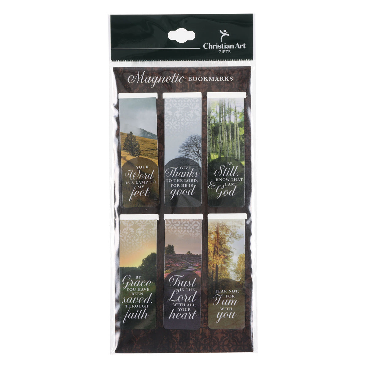 Scenic Inspirational Six-Piece Magnetic Bookmark Set