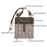 He Has Made Everything Beautiful in Its Time Faux Leather Sling Bag