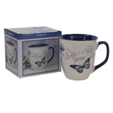 Hope Ceramic Mug with Blue Interior