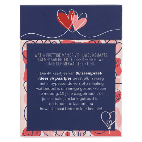 88 Saampraat-Idees vir Paartjies Afrikaans Boxed Cards