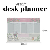 A4 Weekly Desk Planner - For I Know the Plans